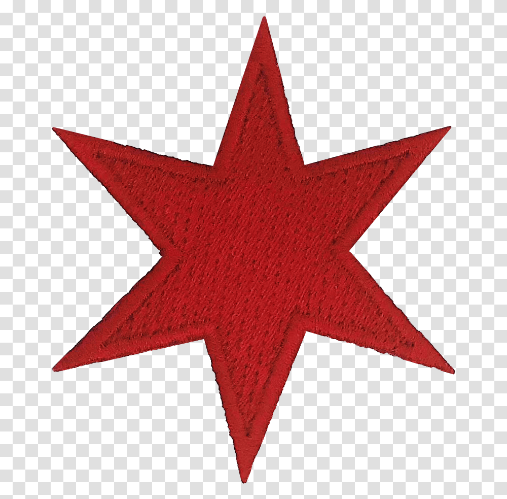 Chicago Star Patch Chicago Star, Cross, Star Symbol, Brick Transparent Png