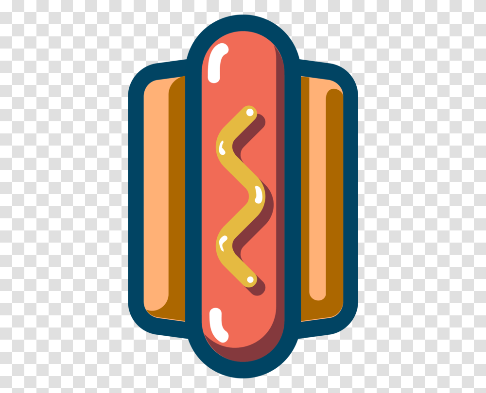 Chicago Style Hot Dog Fast Food Corn Dog Ham, Label, Number Transparent Png