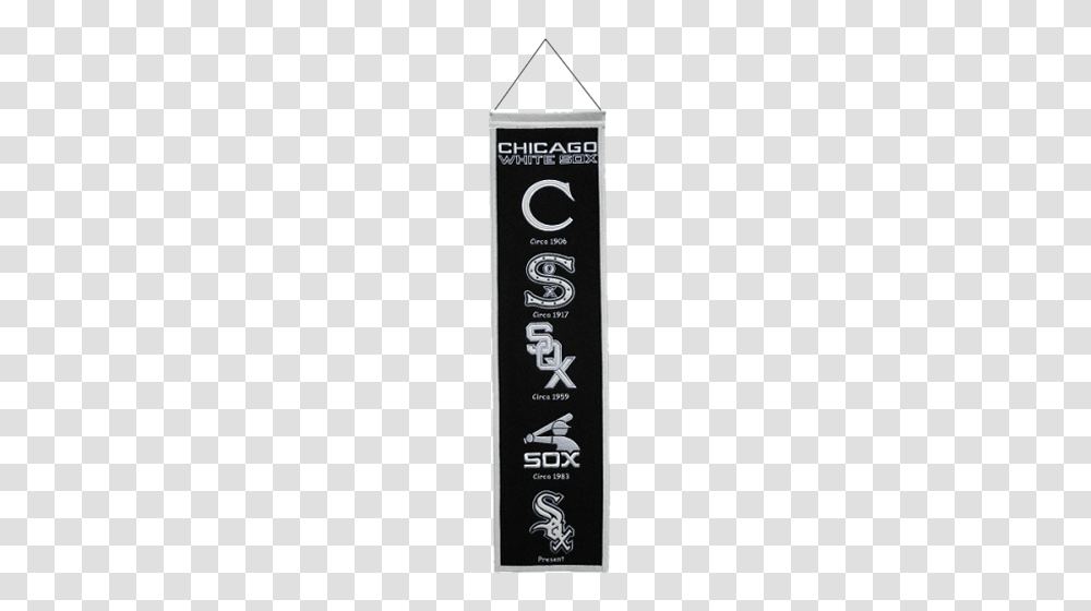 Chicago White Sox Logo Evolution Heritage Banner, Label, Toothpaste, Incense Transparent Png