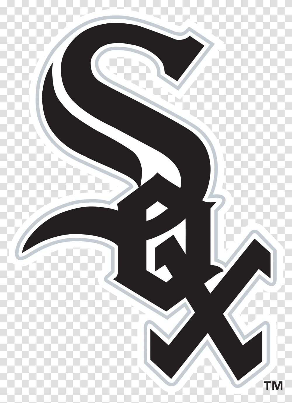 Chicago White Sox Logo White Sox Logo, Cross, Stencil, Emblem Transparent Png