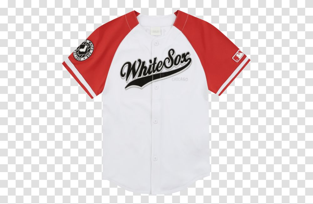 Chicago White Sox Unisex Signature Baseball Jersey Baseball Uniform, Apparel, Shirt, Person Transparent Png