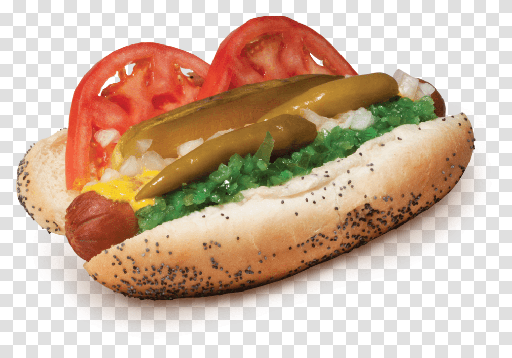 Chicagodog, Hot Dog, Food Transparent Png