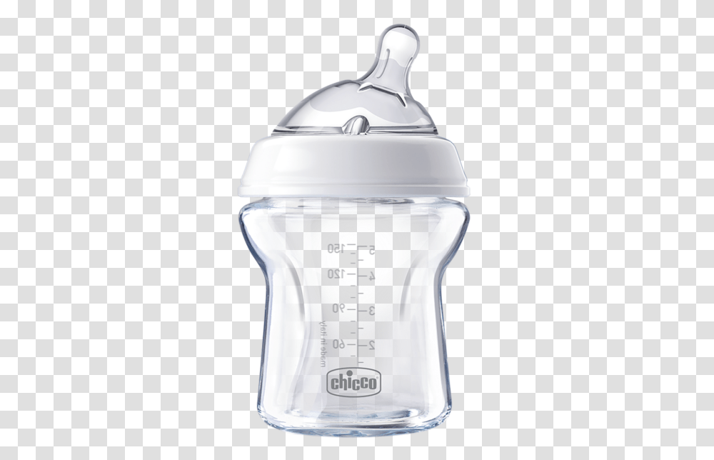 Chicco Natural Feeding Glass Bottle Baby Bottle, Cup, Measuring Cup, Plot, Mixer Transparent Png