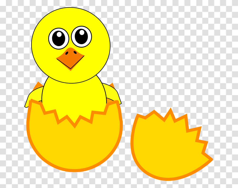Chick 005 Newborn Egg Cartoon, Animals, Plant, Food, Halloween Transparent Png