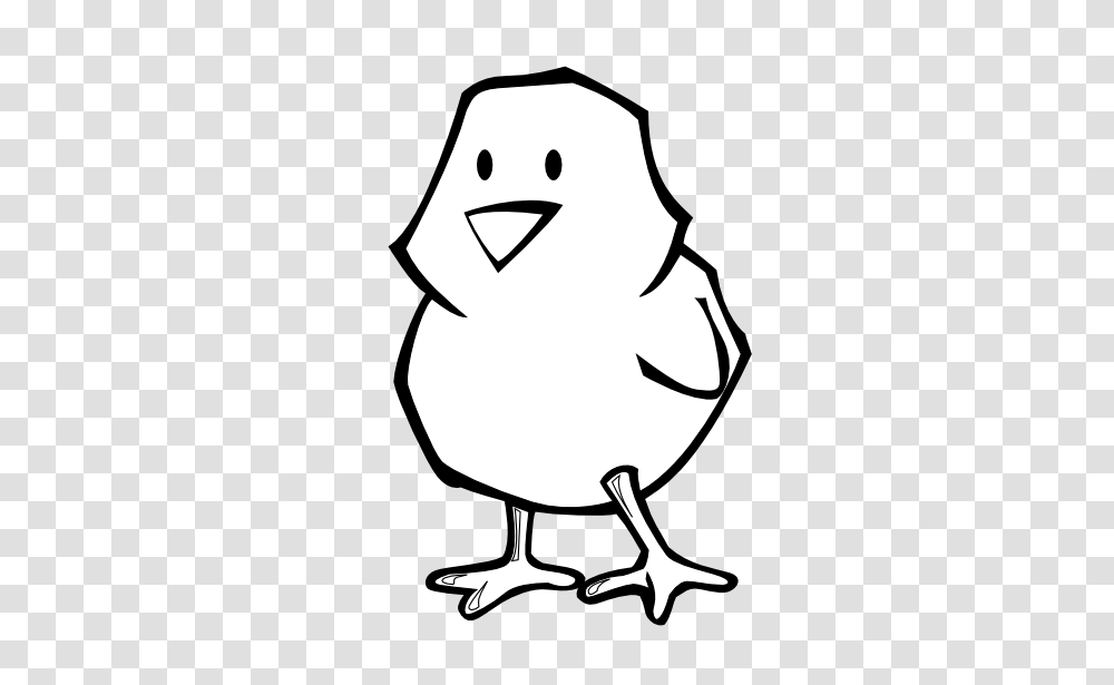 Chick Clipart Black And White, Stencil, Snowman, Winter, Outdoors Transparent Png