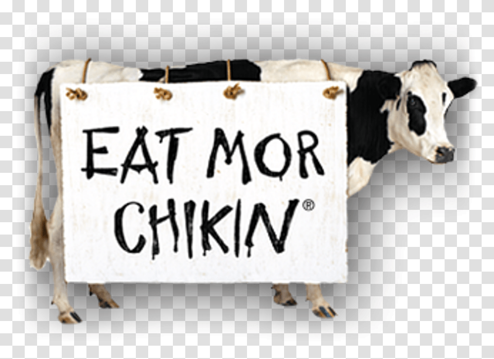Chick Fil A Eat More Chicken, Pillow, Cushion, Cow Transparent Png