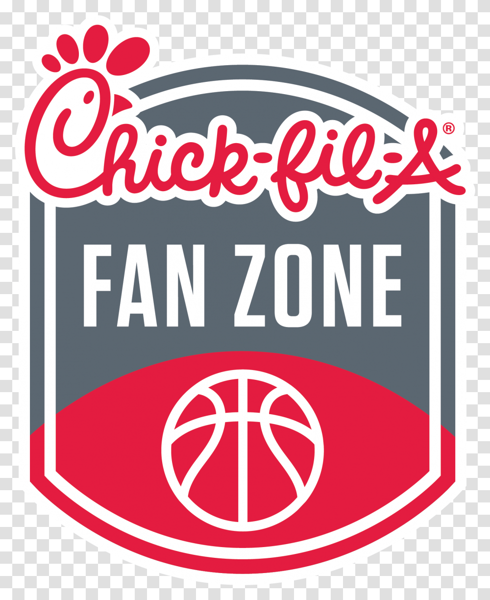 Chick Fila Fan Zone State Farm Arena Chick Fil A Basketball Logo, Label, Text, Beverage, Alcohol Transparent Png