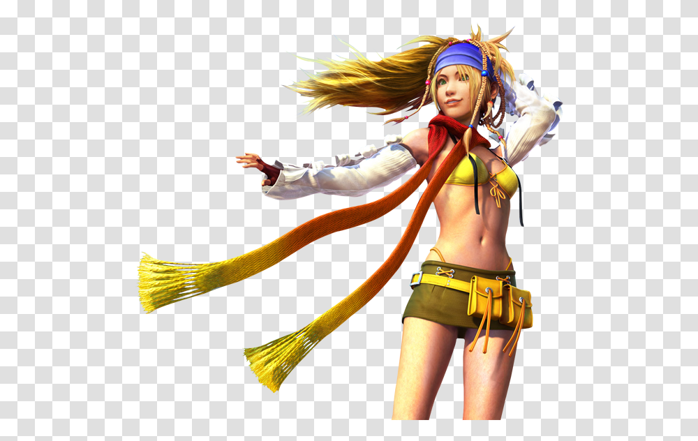 Chick Final Fantasy Image Library Final Fantasy X 2 Rikku, Costume, Person, Face, Sport Transparent Png