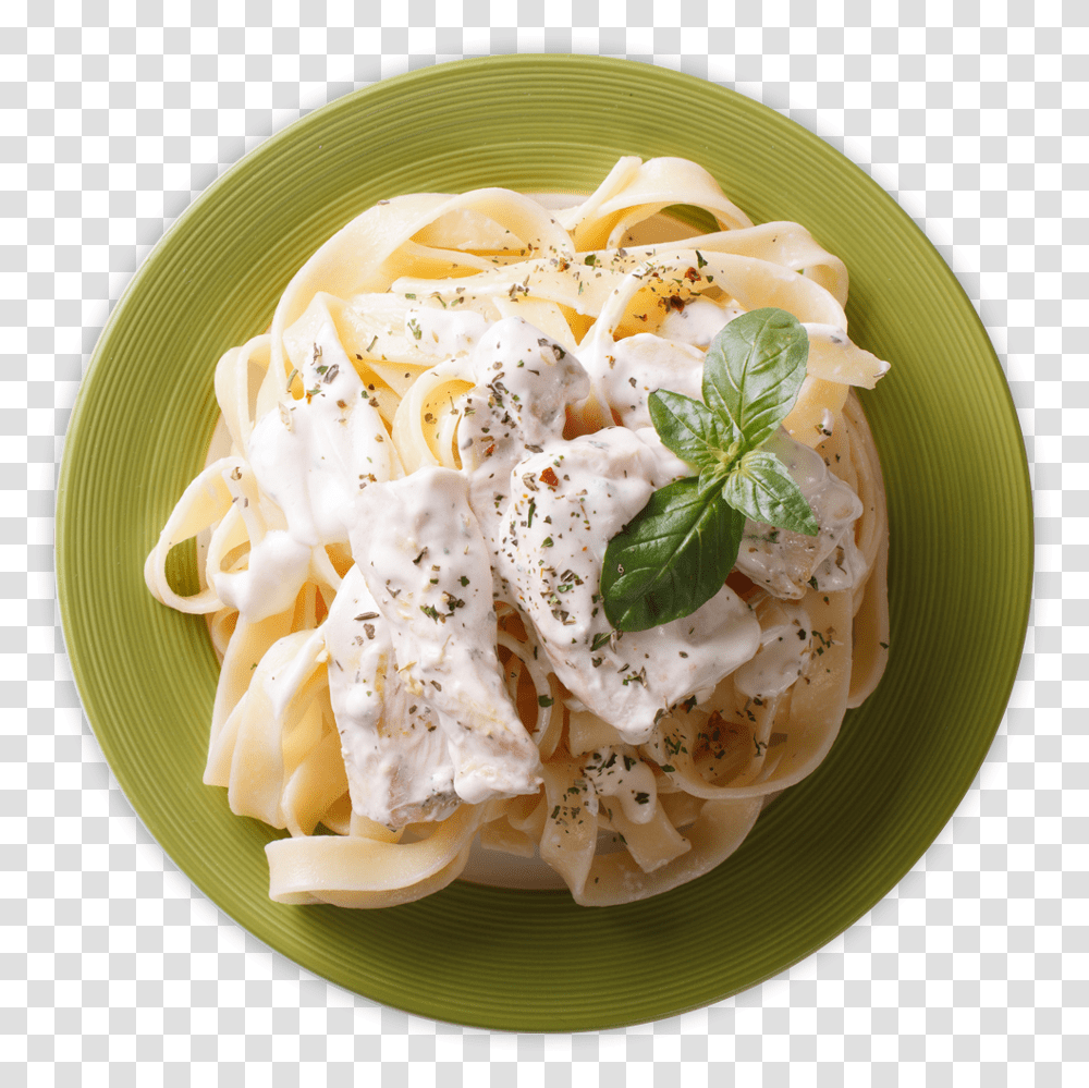 Chicken Alfredo Pasta, Dish, Meal, Food, Platter Transparent Png