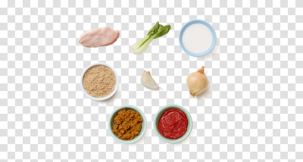 Chicken Amp Coconut Curry Over Brown Rice Garlic, Plant, Vegetable, Food, Produce Transparent Png