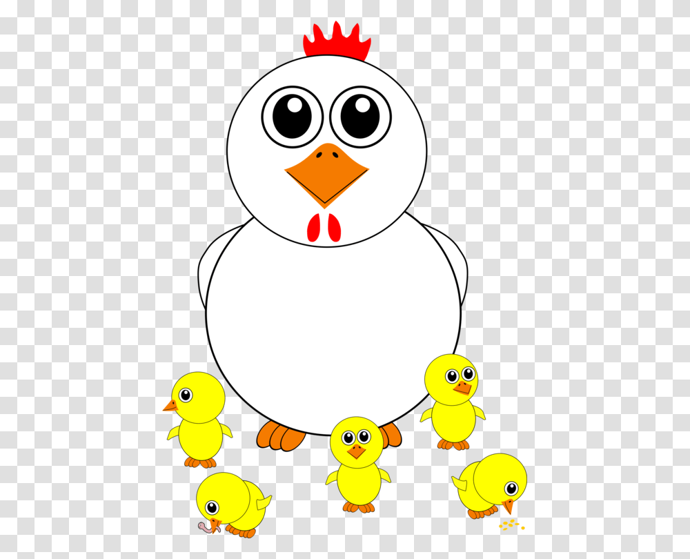 Chicken And Chicks Kifaranga Drawing Hen, Nature, Outdoors, Snow, Snowman Transparent Png