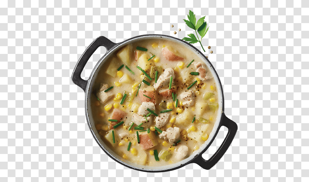 Chicken And Corn Chowder Continental Superb Stock, Bowl, Dish, Meal, Food Transparent Png
