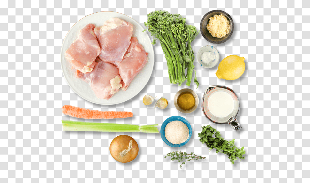 Chicken And Dumplings With Broccolini Dumplings Ingredients, Plant, Vase, Jar, Pottery Transparent Png