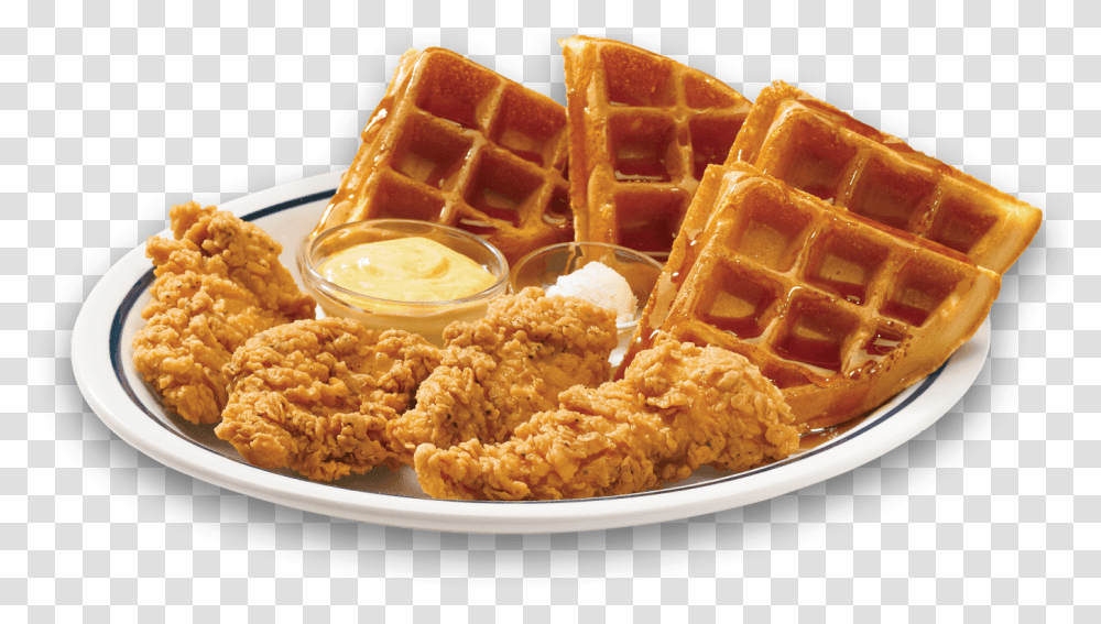 Chicken And Waffle, Food, Fried Chicken Transparent Png