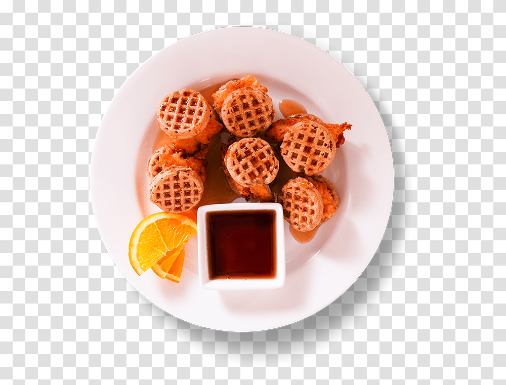 Chicken And Waffle Sliders Snack, Sweets, Food, Confectionery, Orange Transparent Png