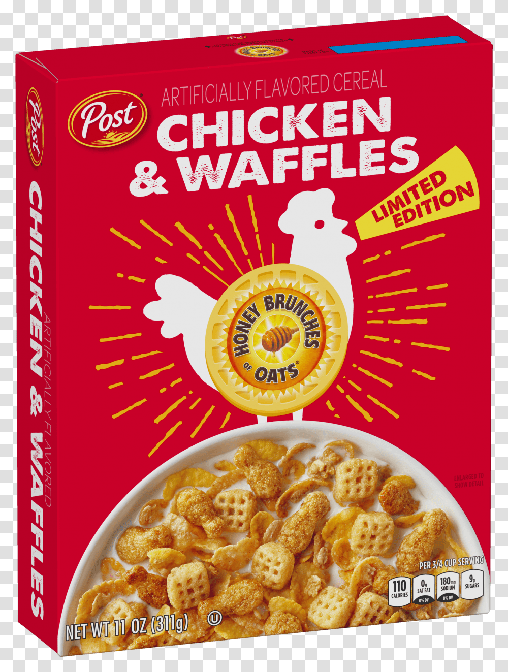 Chicken And Waffles Cereal Transparent Png
