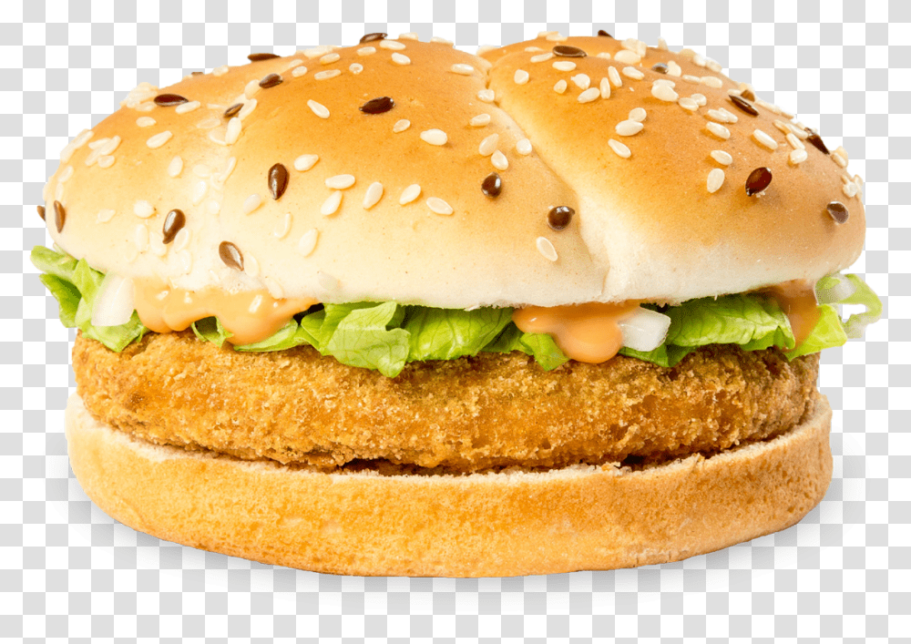 Chicken As Food Download Battered Chicken Burger Transparent Png