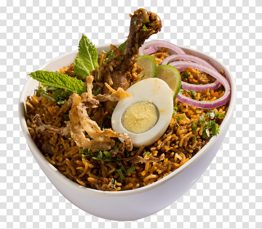 Chicken Biryani Plate Biryani Images Hd, Egg, Food, Plant, Noodle Transparent Png