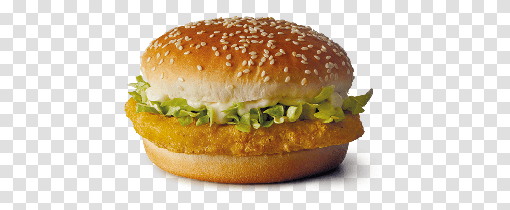 Chicken Burger Maccas, Food Transparent Png