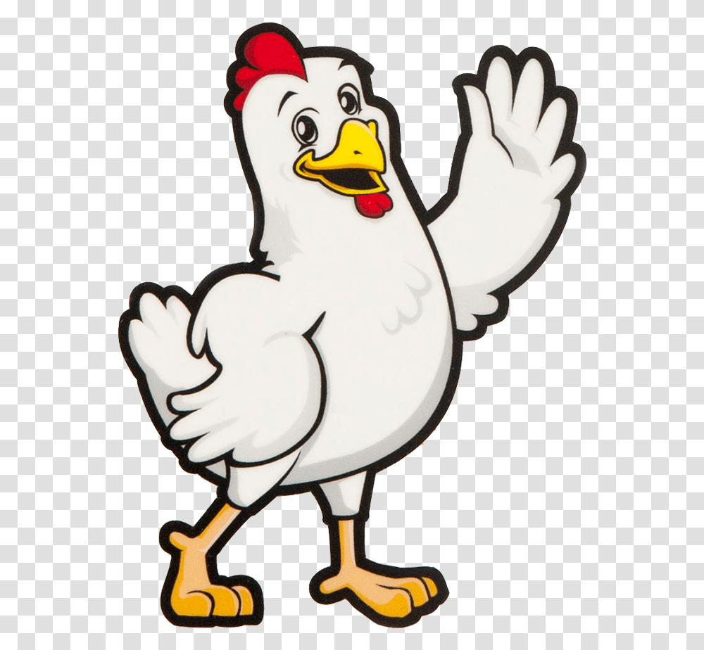 Chicken Cartoon Happy Chicken, Bird, Animal, Poultry, Fowl Transparent Png