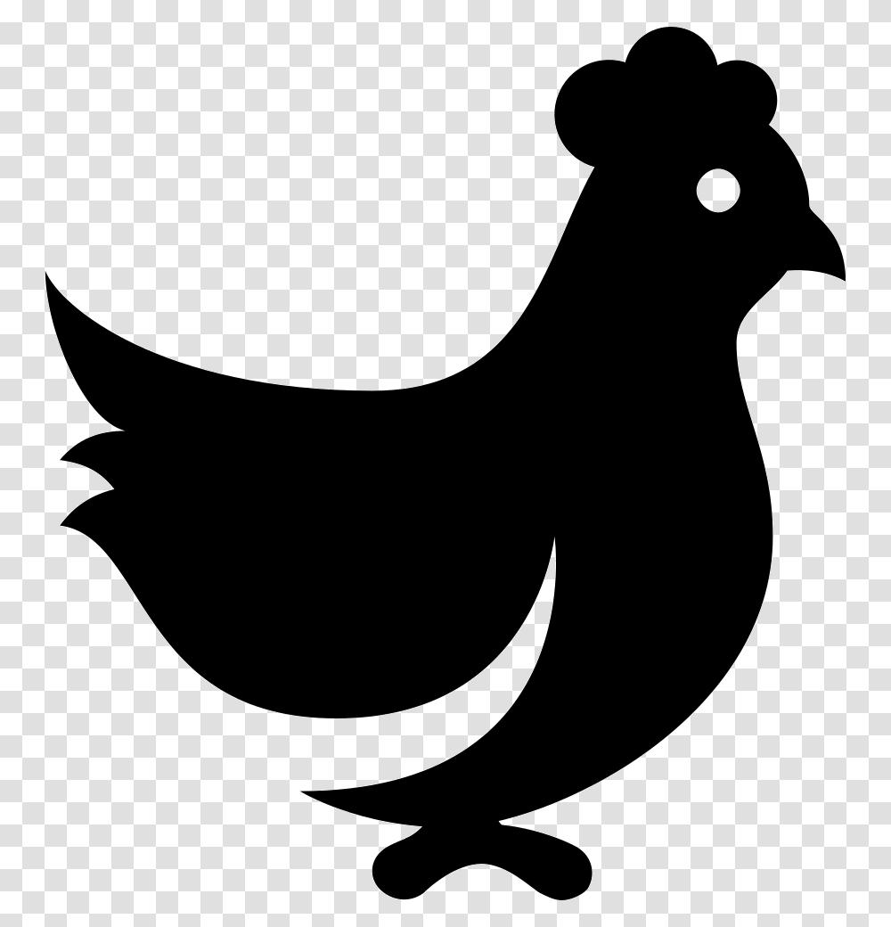 Chicken Chicken Icon, Animal, Bird, Poultry, Fowl Transparent Png