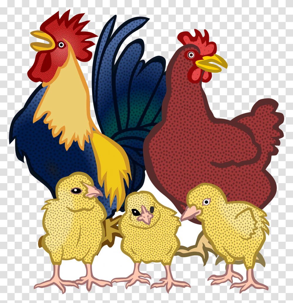 Chicken Chickens Vector Clipart Image Free Stock Photo Chickens Clipart, Bird, Animal, Poultry, Fowl Transparent Png