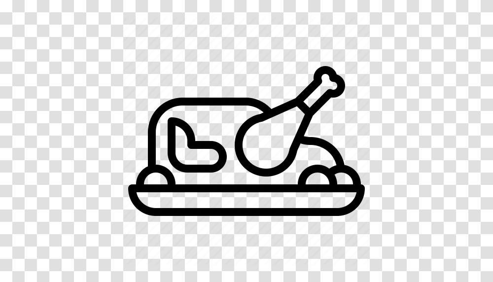 Chicken Christmas Food Roast Turkey Icon, Piano, Electronics, Appliance Transparent Png
