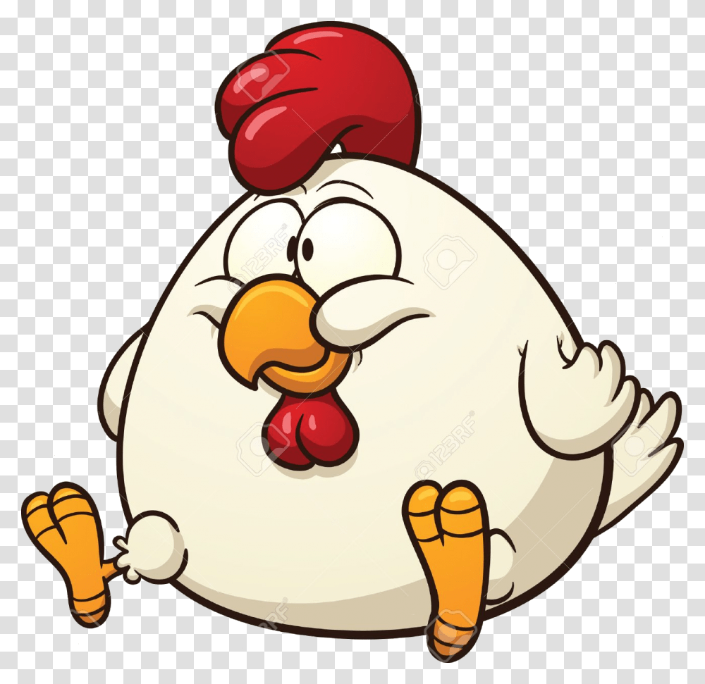 Chicken Clipart Art Clip Fat Royalty Free Cliparts Fat Chicken Cartoon, Animal, Sweets, Food, Confectionery Transparent Png