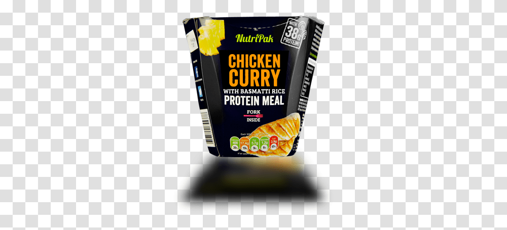 Chicken Curry With Basmati Rice Nutripak Protein Meal, Food, Plant, Snack, Bottle Transparent Png