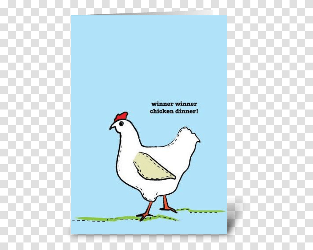 Chicken Dinner Greeting Card Rooster, Bird, Animal, Hen, Poultry Transparent Png