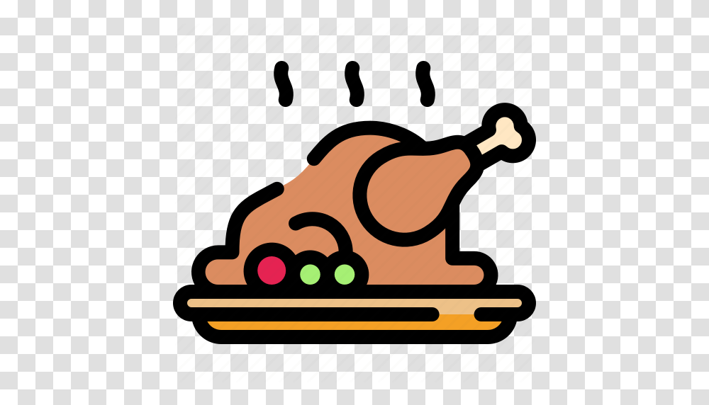 Chicken Dinner Roasted Turkey Icon, Food, Meal, Turkey Dinner Transparent Png