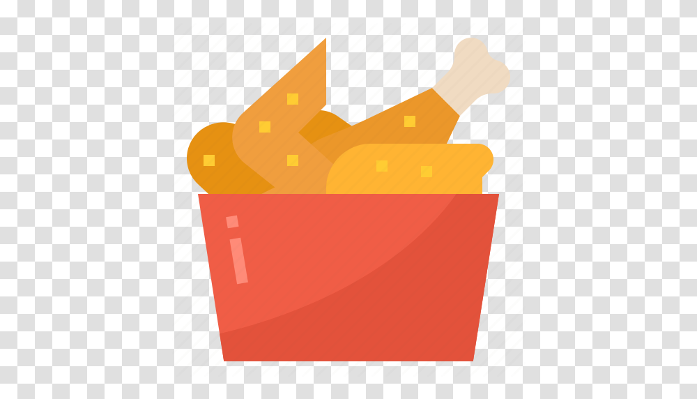 Chicken Drumstick Fried Wing Icon, Box, Gift Transparent Png