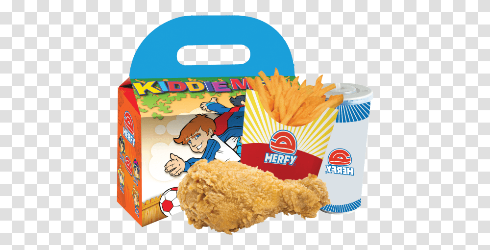 Chicken Drumstick Herfy, Fried Chicken, Food, Nuggets, Fries Transparent Png