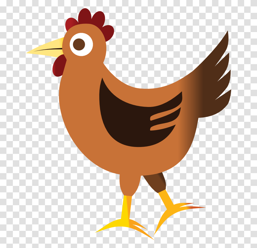 Chicken Egg Clipart Chick Brown Clip Art Image 2 Chicken Clipart With Background, Bird, Animal, Poultry, Fowl Transparent Png