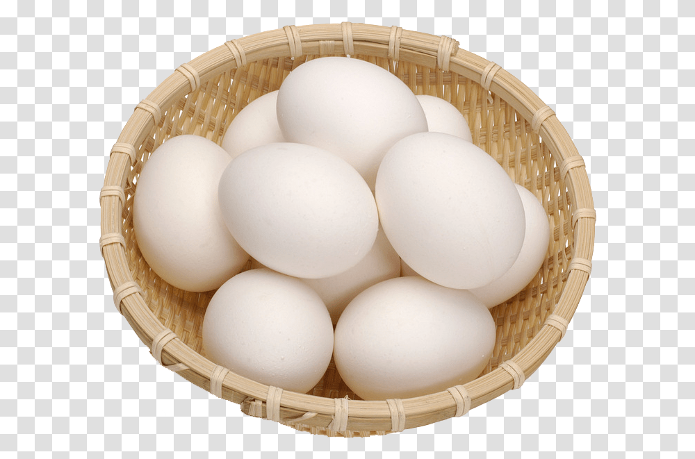 Chicken Egg No Egg White Egg, Food, Basket Transparent Png