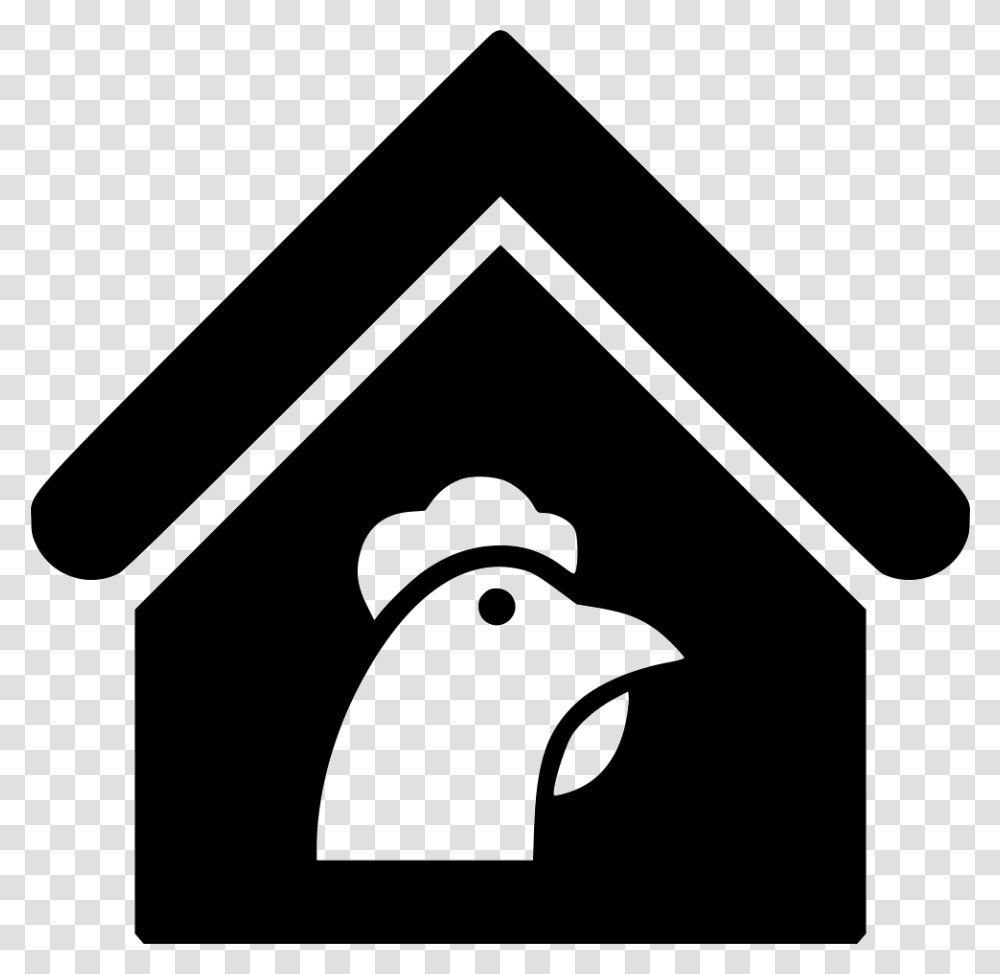 Chicken Farm Svg Icon Free Download Office Room Office Symbol, Stencil, Angry Birds, Triangle Transparent Png