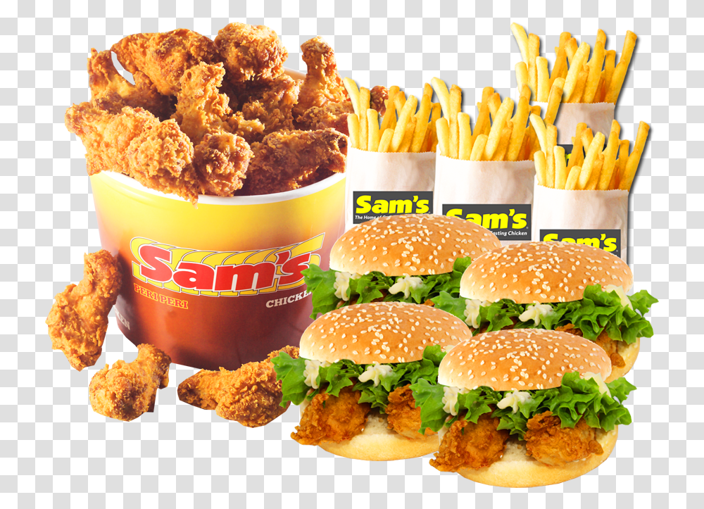 Chicken Fiery Wings, Burger, Food, Fries, Snack Transparent Png