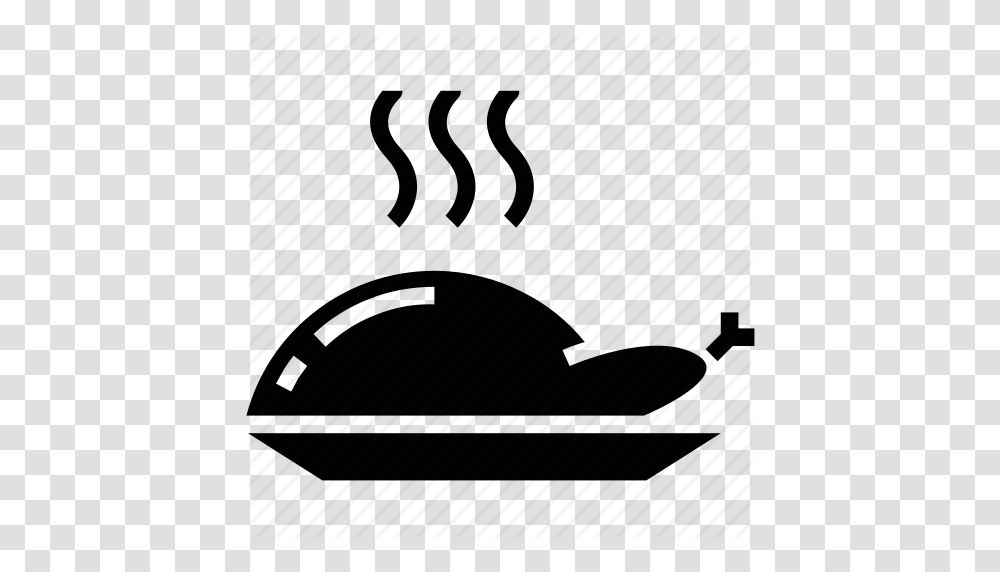 Chicken Food Glyph Meat Roasted Icon, Piano, Leisure Activities, Musical Instrument, Appliance Transparent Png