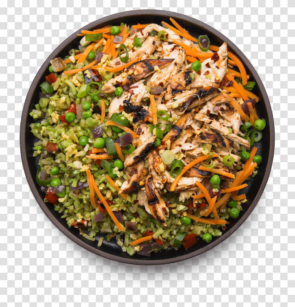Chicken Fried Broccoli Rice Fried Rice Bowl, Plant, Produce, Food, Vegetable Transparent Png