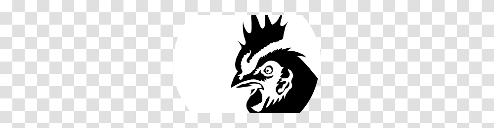 Chicken Head Silhouette Image, Stencil, Cat, Pet, Mammal Transparent Png