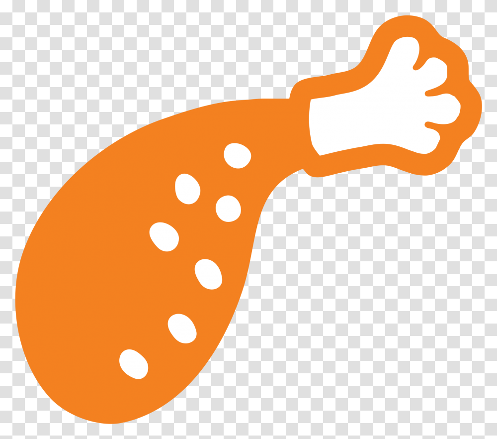 Chicken Leg Emoji Clipart Download Poultry Leg Emoji Google, Hand Transparent Png