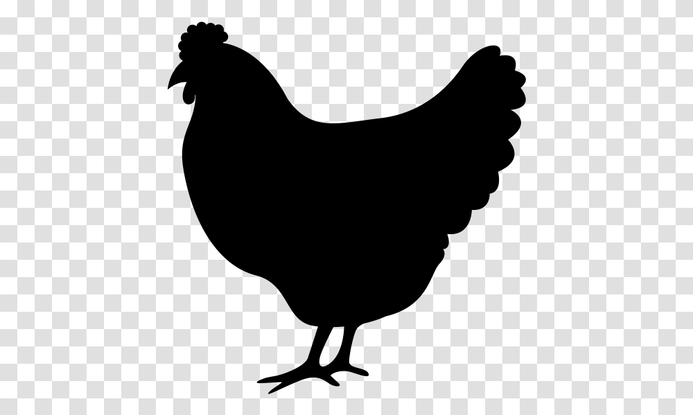 Chicken Meat Silhouette Clip Art, Gray, World Of Warcraft Transparent Png