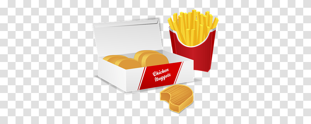 Chicken Nuggets Food, Bread, Box Transparent Png