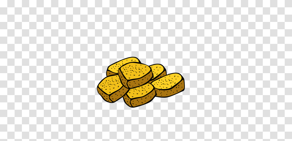 Chicken Nuggets Clipart Look, Sliced, Plant, Food, Toast Transparent Png