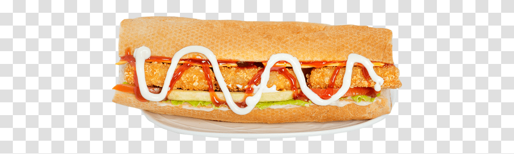 Chicken Nuggets Sandwich Spicy Hot Dog, Food, Burger Transparent Png