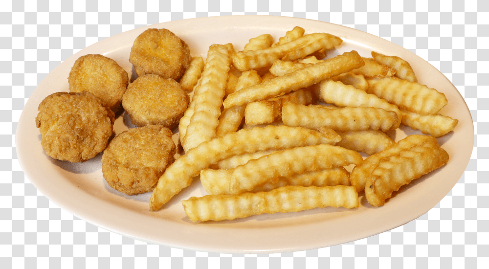 Chicken Nuggets Truffle Fries Transparent Png