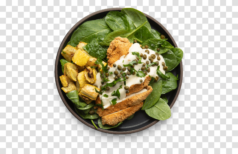 Chicken Piccata Snap Kitchen Chicken Piccata, Plant, Food, Dish, Meal Transparent Png