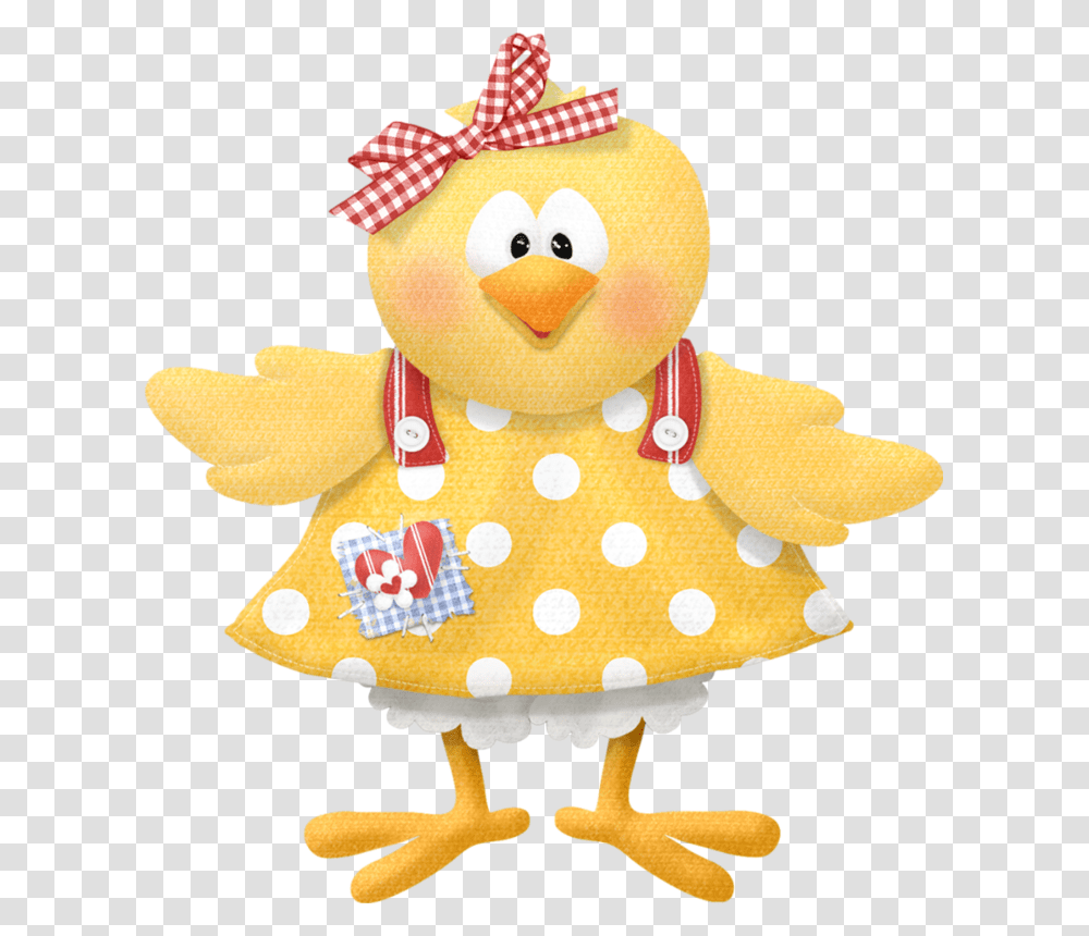 Chicken, Plush, Toy, Doll, Applique Transparent Png