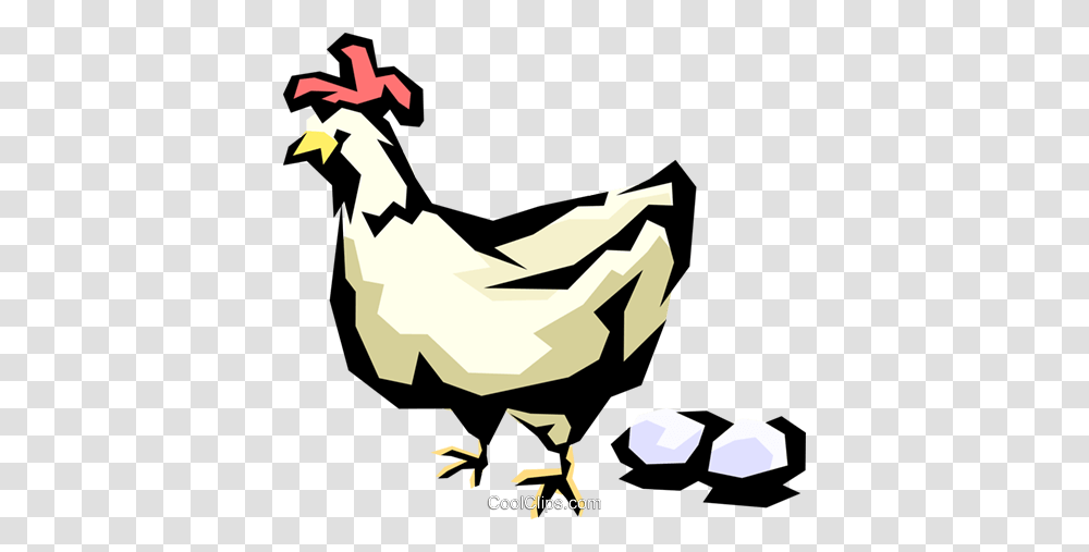 Chicken Royalty Free Vector Clip Art Illustration, Animal, Bird, Poultry, Fowl Transparent Png