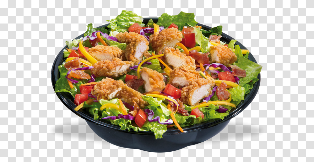 Chicken Salad Clipart Crispy Chicken Blt Salad Dairy Queen, Meal, Food, Dish, Platter Transparent Png